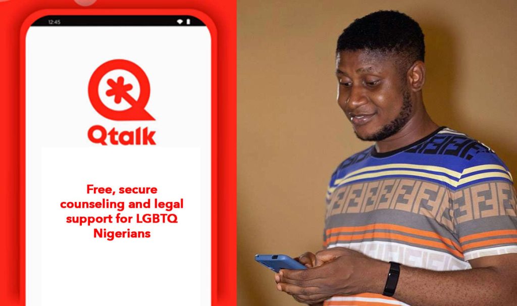 LGBTQ activist / journalist Mike Daemon created the Qtalk counseling app for LGBTQ Nigerians. (Photo courtesy of Mike Daemon)