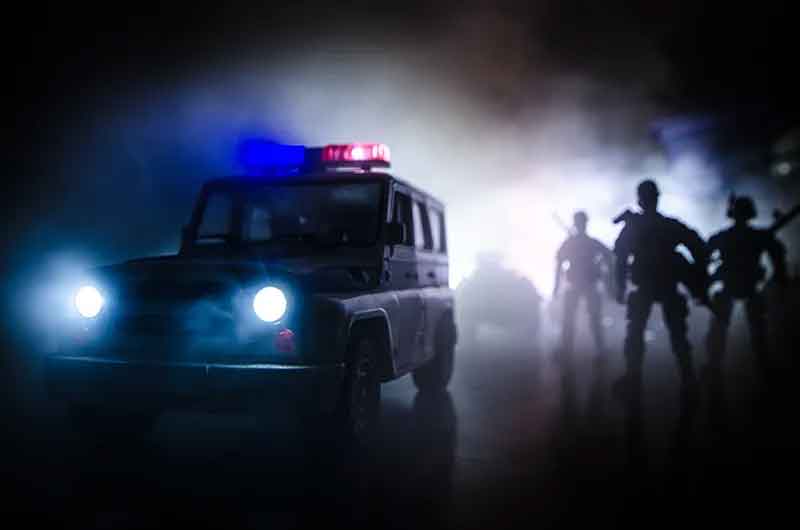 Metroweekly used this photo to illustrate its article about the Feb. 1 police raid in Indonesia (Zeferli photo courtesy of 123rf and Metroweekly)