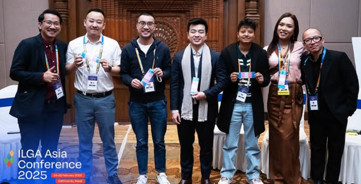 Participants at the ILGA-Asia 2025 conference in Nepal.
