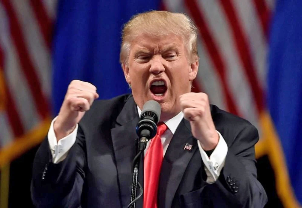 Donald Trump on the campaign trail in 2016 (David Becker photo courtesy of Reuters)
