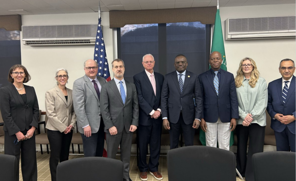 In late March in the wake of huge U.S. funding cuts, U.S. officials expressed Interest in ‘Health as Business’ at the first meeting of the U.S. CDC with the African CDC. (Photo courtesy of Health Policy Watch)