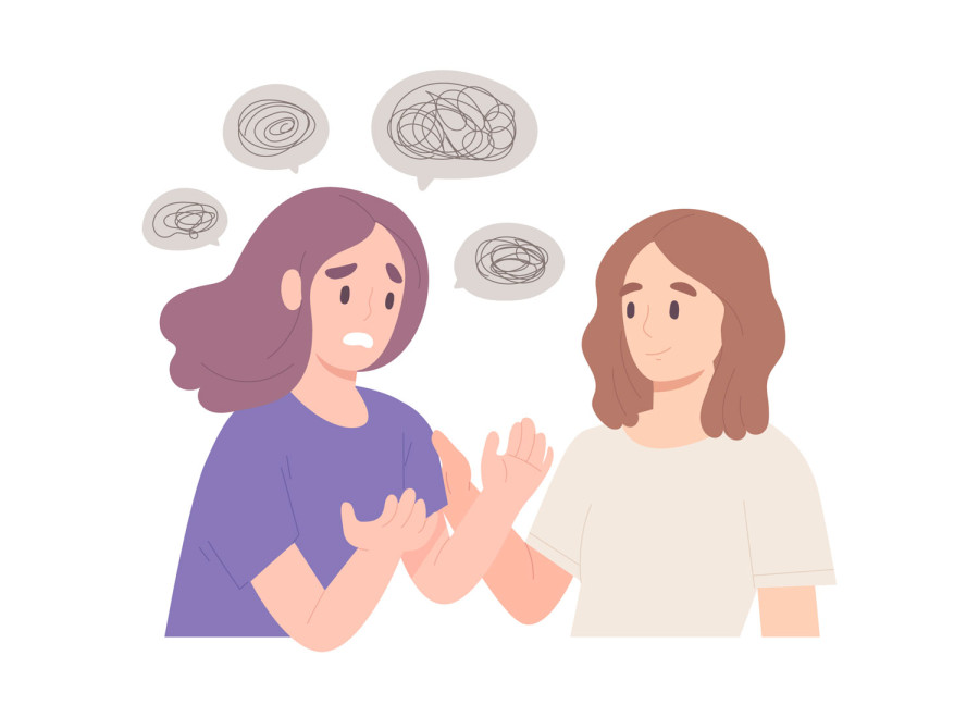 Nepali lesbian couple, as illustrated in the Kathmandu Post.