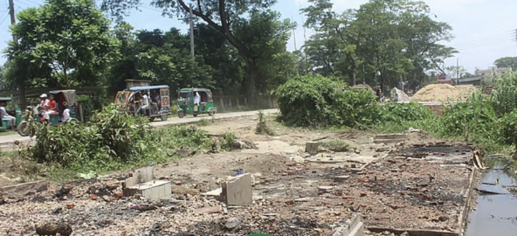 Photo of arson in Bangladesh