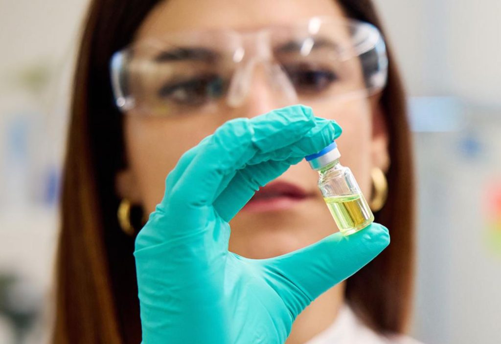 A vial of lenacapavir (Photo courtesy of Gilead Sciences)