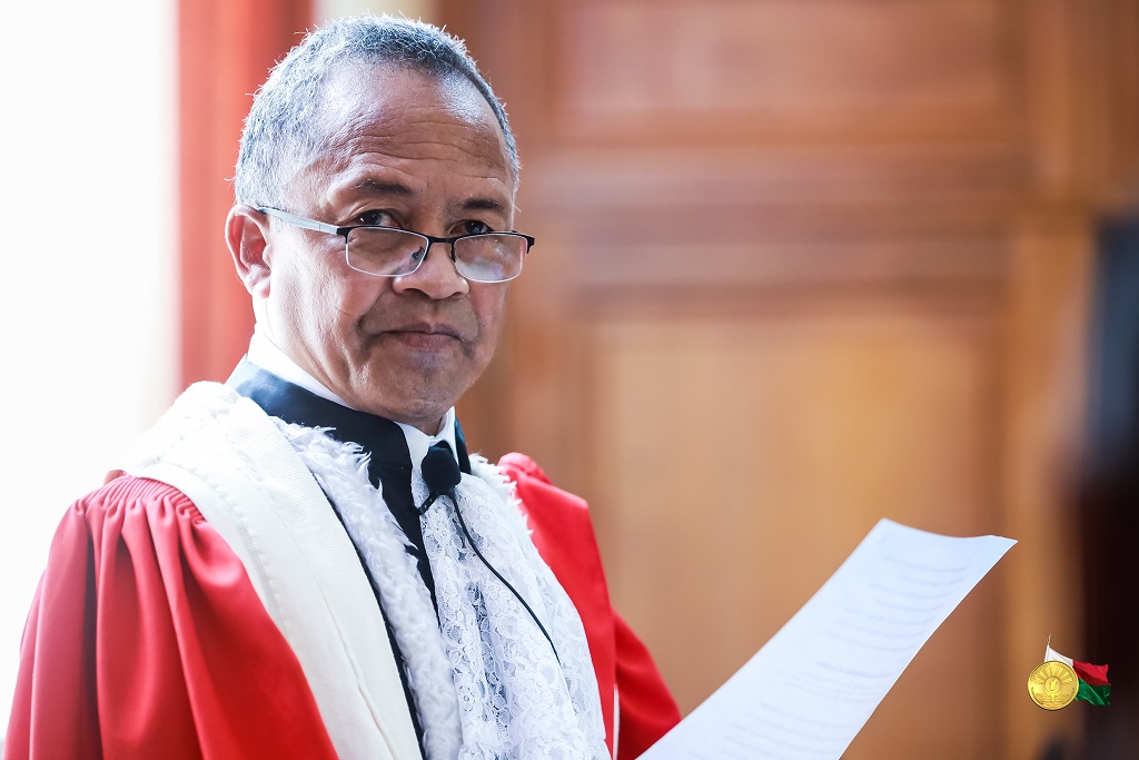 Benjamin Alexis Rakotomandimby, Madagascar's minister of justice. (Photo courtesy of L'Express)