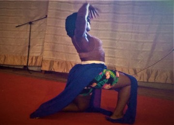 Dancer at the Spectacle Culturel in Yaounde, Cameroon (Photo by Elise K)