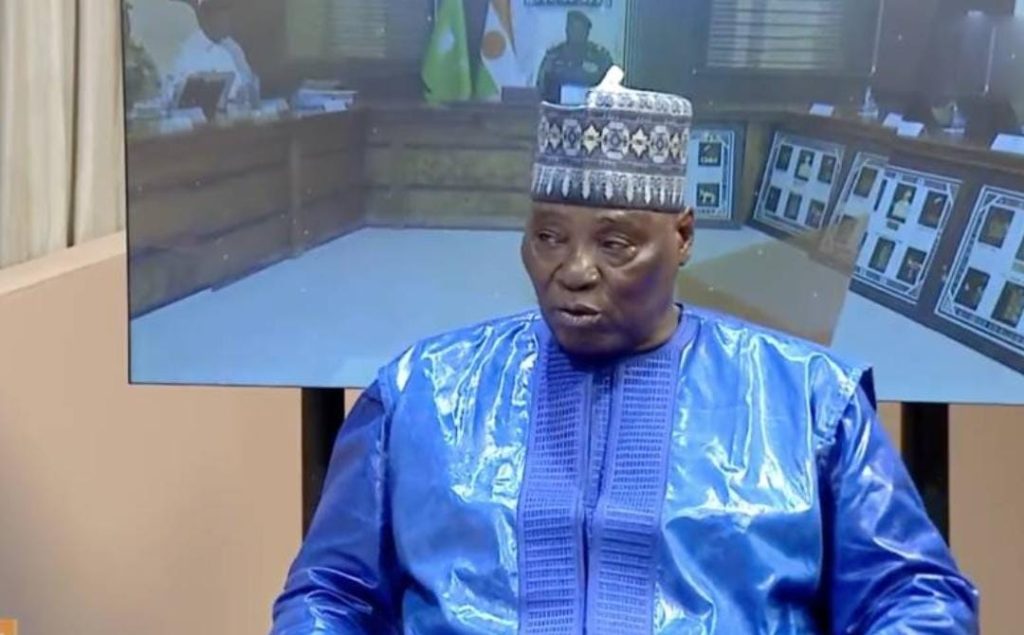 Alio Daouda is the Minister of Justice of the Junta in Niamey (Photo @nigerdiaspora.net)