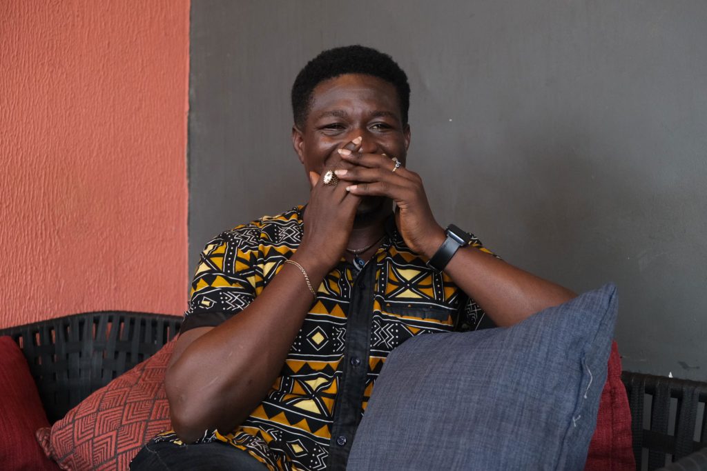 Kojo, who has survived two attacks after being approached on dating apps. (Carlotta Dotto photo courtesy of The Guardian)