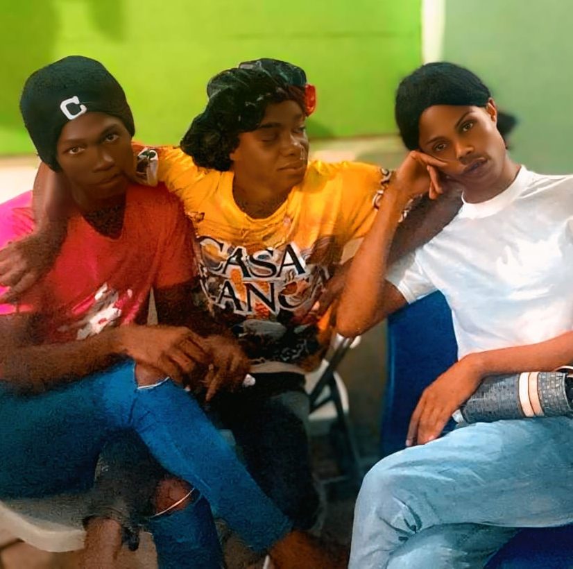 Non-binary and transgender young people, expelled from the Dominican Republic in 2025 and welcomed at the premises of the Heritage for the Protection of Human Rights (HPDH) association in Ouanaminthe (Photo by @merlinjean)