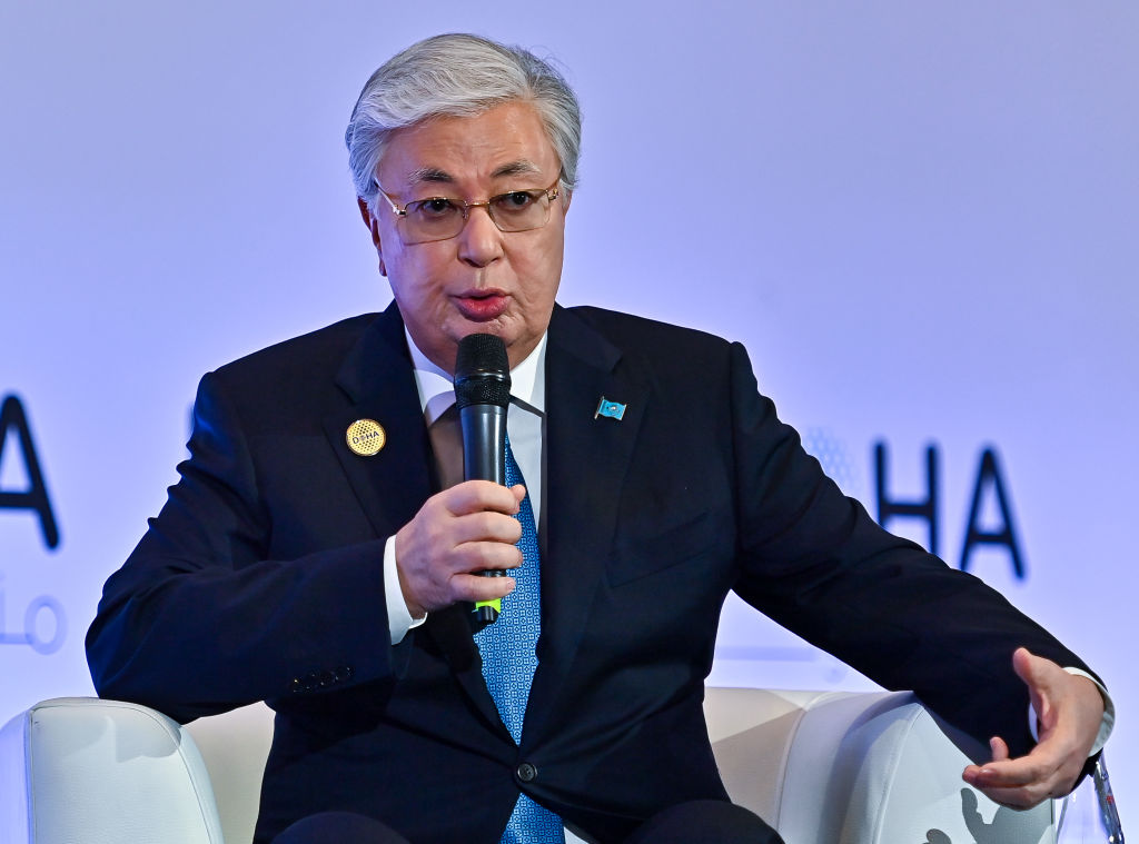 Kazakhstan President Kassym-Jomart Tokayev (Noushad Thekkayil photo courtesy of Euractiv / NurPhoto / Getty Images)
