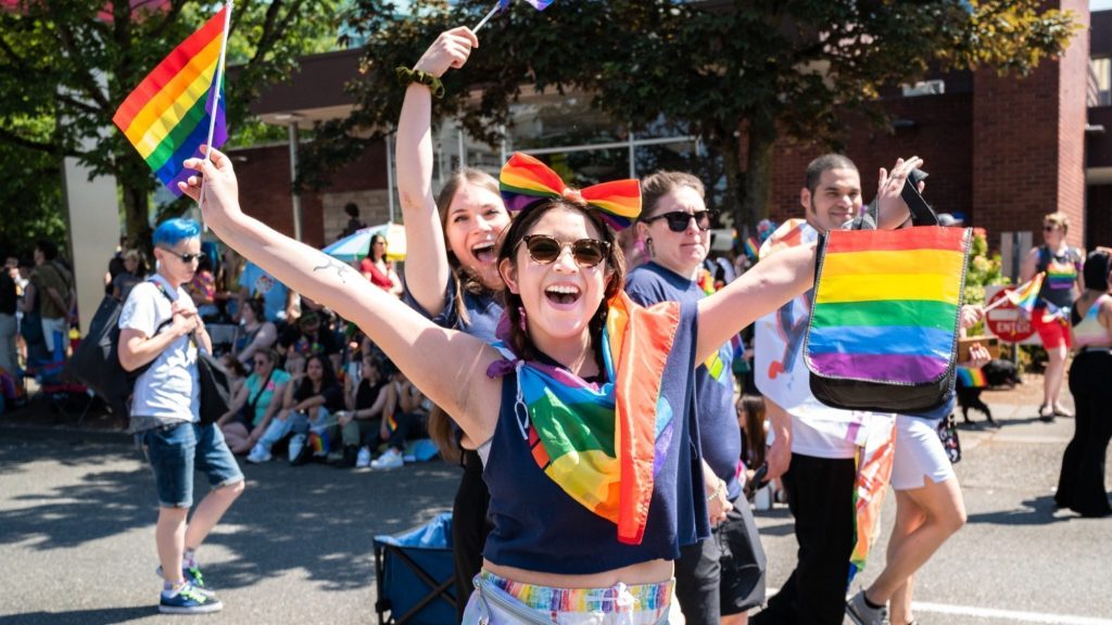 Scene from Seattle Pride published in 2024 (Photo courtesy of Seattle Magazine) 
