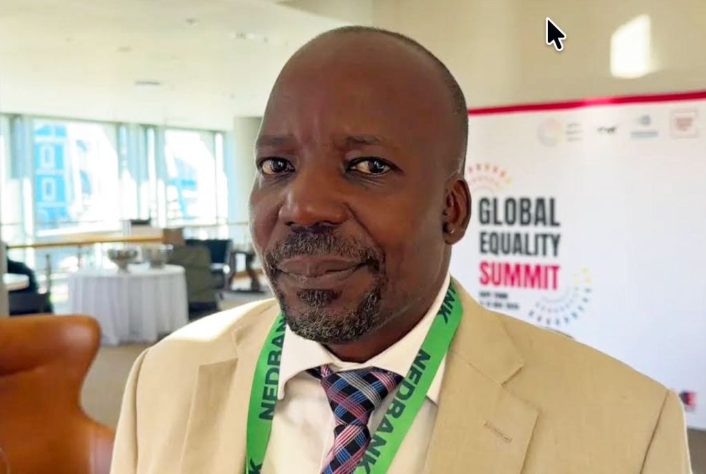 Ugandan lawmaker Fox Odoi-Oywelowo, pictured at the global equality summit in South Africa in 2024, lost his seat during parliamentary elections January 15. (Enrique Anarte photo courtesy of Thompson Reuters Foundation)