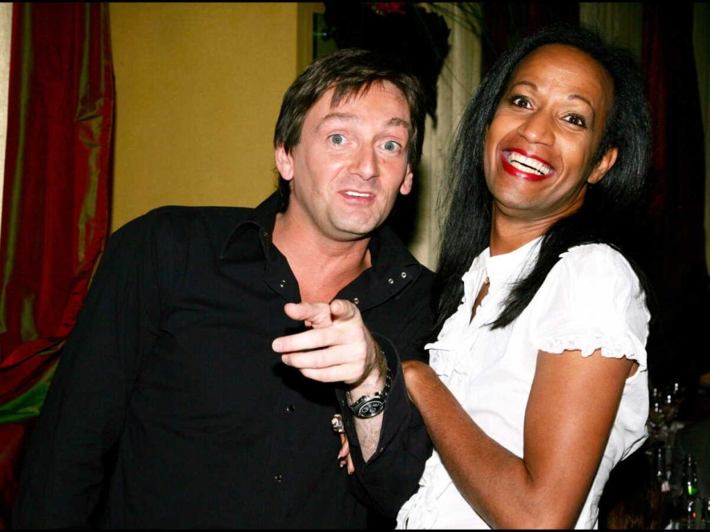 Vincent McDoom with comedian Pierre Palmade in 2025. (Photo courtesy of Femmeactuelle.fr)