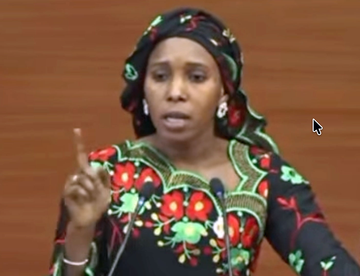 Anti-LGBTQ legislator Diaraye Bâ promised that Senegal's harsh new anti-gay law would leave no room for homosexuals to breathe in Senegal. (Photo courtesy of Vie-Publique Sénégal)