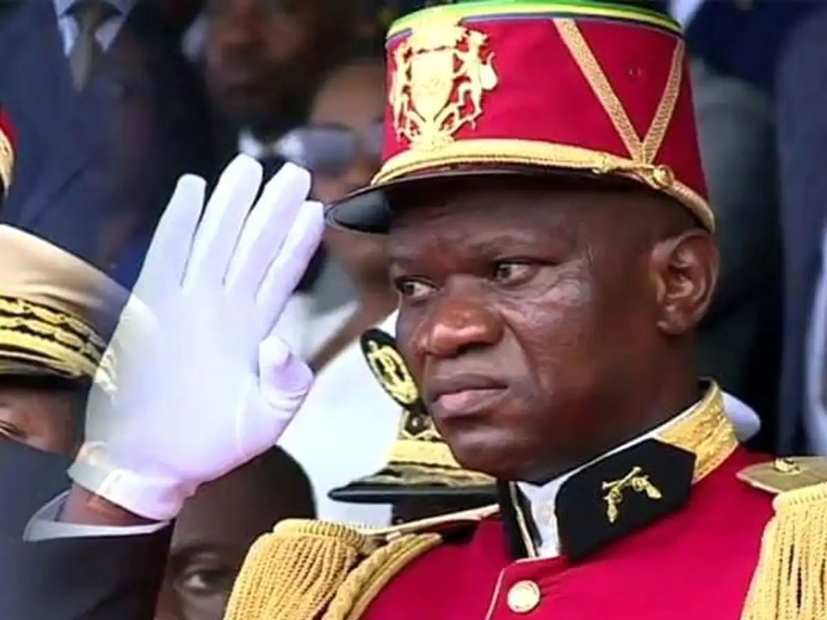 Gabon President Brice Oligui Nguema in 2023. (Photo courtesy of The Cable)