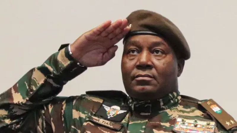 Niger's president and former coup leader Abdourahamane Tchiani. (Photo courtesy of the BBC)