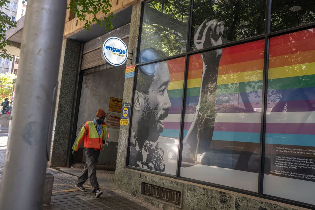 A health clinic in Johannesburg that was closed in 2025, following cuts in U.S. aid. (Joao Silva photo courtesy of The New York Times)