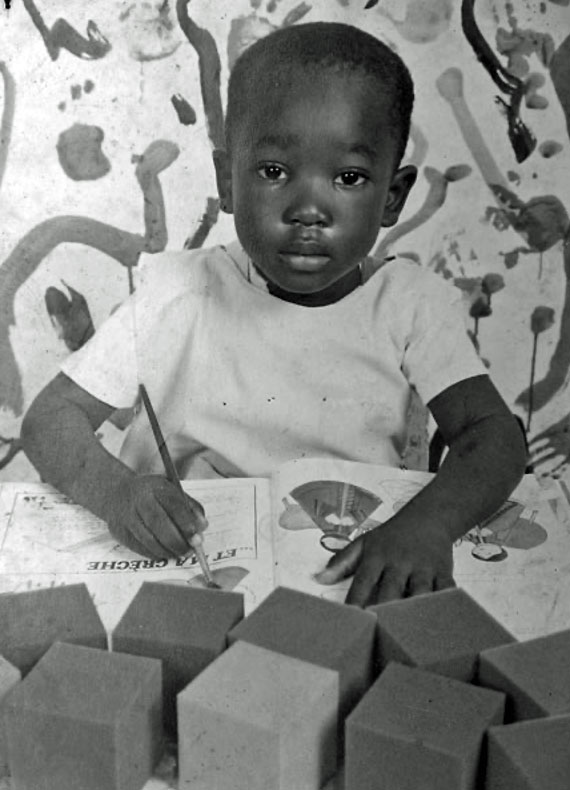 Sal as a baby