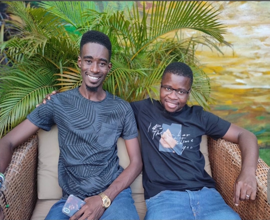 Edwin Bolaji Deen (left) and his partner, George Reginald Freeman Browne. (Photo courtesy of Daybreak Newspaper)