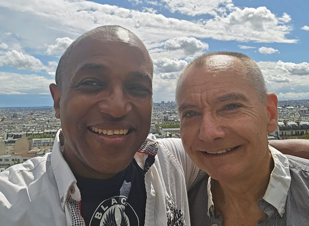 Maurice Tomlinson (left) and Tom Decker celebrate their 15th anniversary. (Photo courtesy of Maurice Tomlinson)