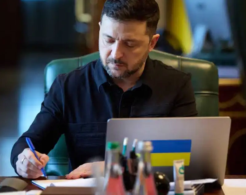 Ukraine President Volodymyr Zelenskyy (Photo courtesy of Ukrainian government / Ukranews.com)